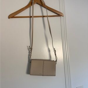 Frame Denim Beige Crossbody Bag